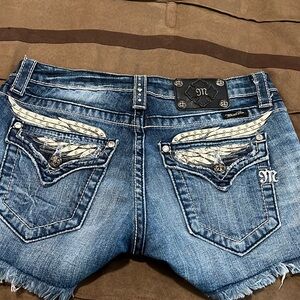 Beautiful miss me jeans shorts on a couple times